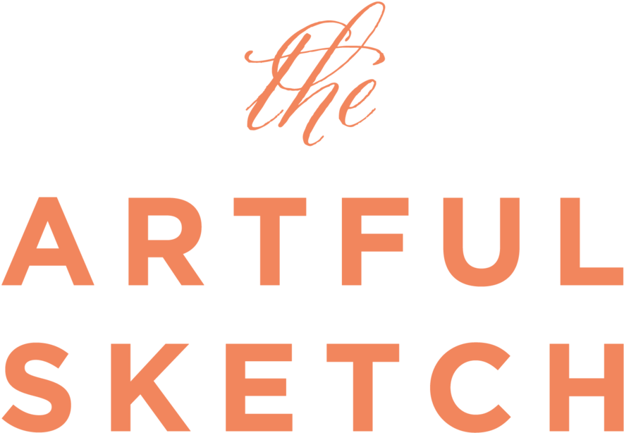 The Artful Sketch Logo Clipart (1000x878), Png Download