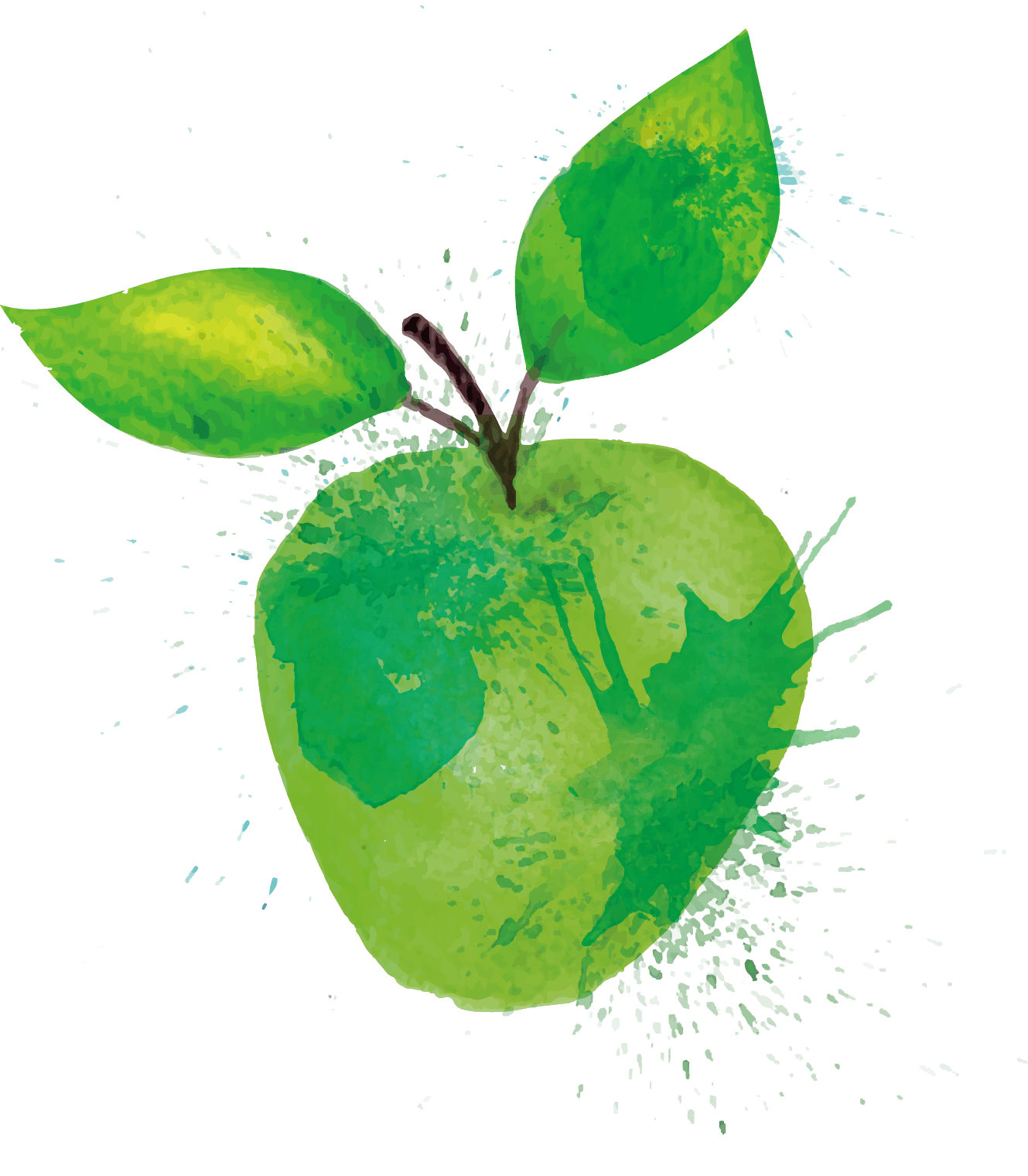 Fruit Notes Valentine Clipart (1329x1520), Png Download