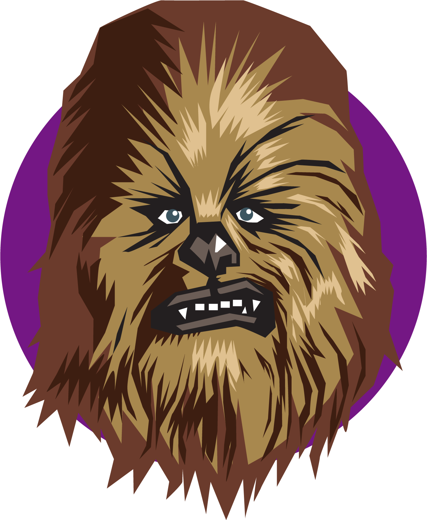 Star Wars Emoji Old And New, For Usa Today - Chewbacca Emoji Clipart (1080x1080), Png Download