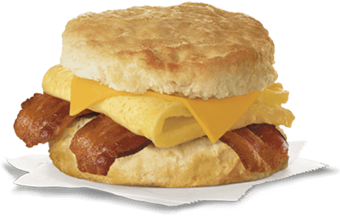 Bacon, Egg & Cheese Biscuit - Chick Fil A Breakfast Bacon Egg And Cheese Biscuit Clipart (800x800), Png Download