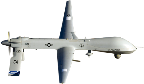 Predator Drone Png - Monoplane Clipart (700x466), Png Download