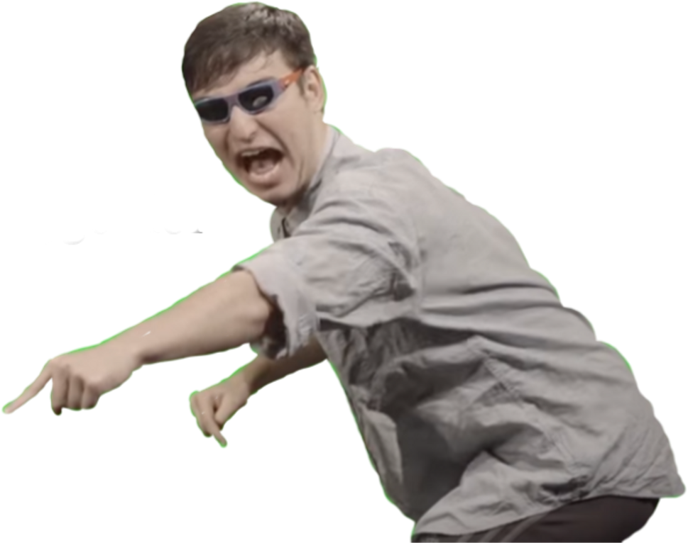 Filthyfrank Sticker - Sitting Clipart (1024x780), Png Download