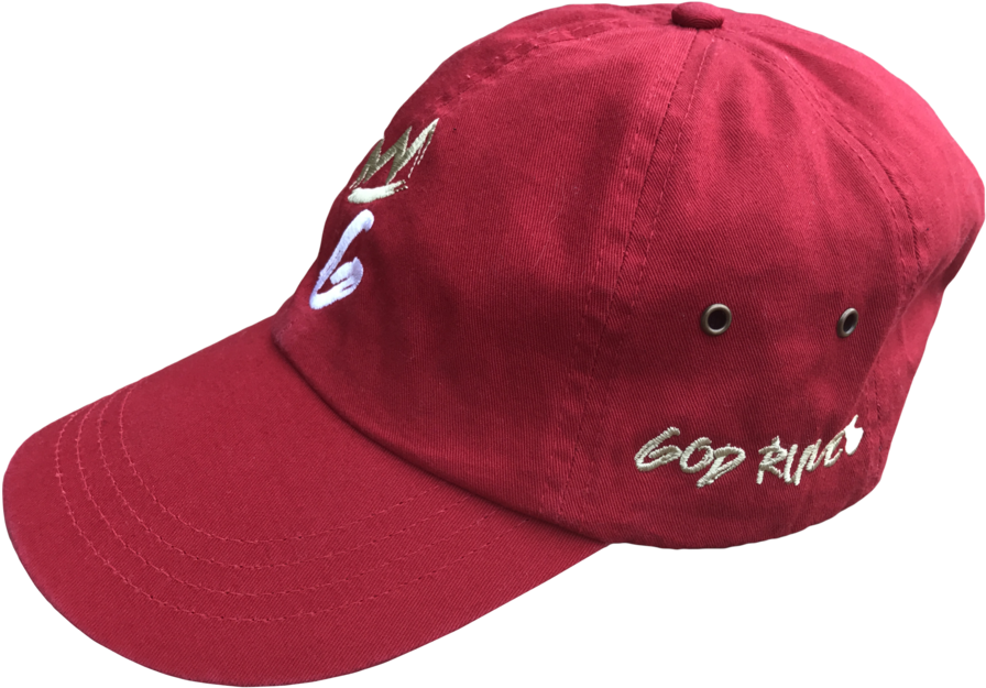God Rules Red Dad Hat Clipart (896x625), Png Download