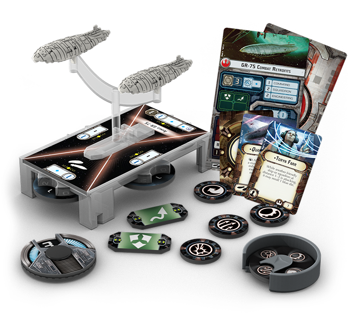 Rebel Transport Expansion - Star Wars Armada Cr90 Corellian Corvette Clipart (700x638), Png Download