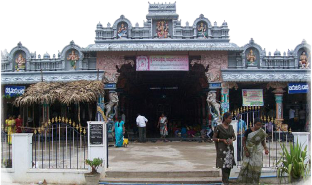 Sri Talupuamma Ammavari Devasthanam - Hindu Temple Clipart (1093x755), Png Download