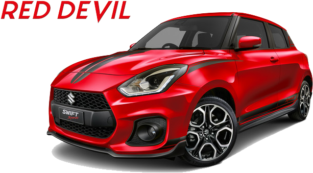 Swift Sport - Red Devil - Maruti Suzuki Swift Sport Clipart (960x450), Png Download