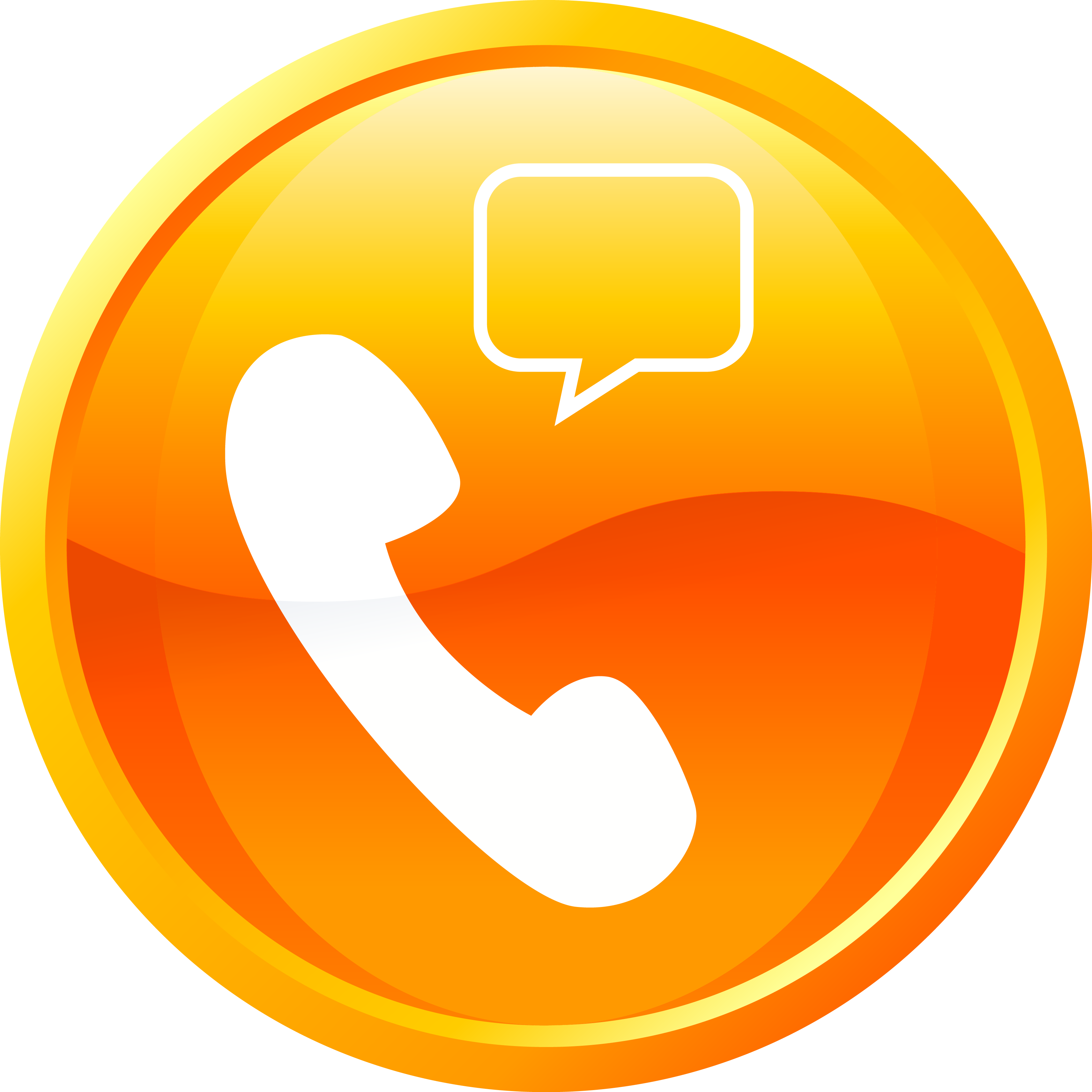 Whatsapp Clipart Vetor - Making And Receiving Calls - Png Download (3423x3423), Png Download