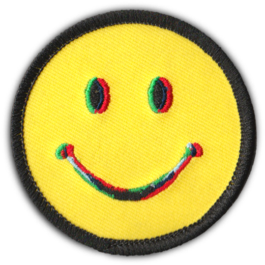 D Smiley Patch The Parlour Collective - Smiley Face 3d Clipart (709x709), Png Download