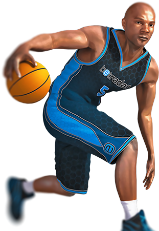 Virtual Basketball League - Sport Player On Png Clipart (720x460), Png Download