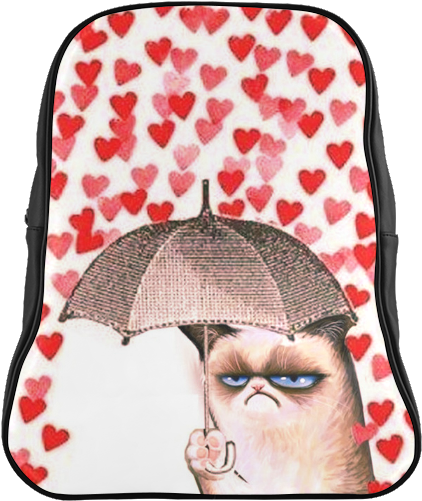 Lluvia De Corazones Gato Clipart (800x800), Png Download