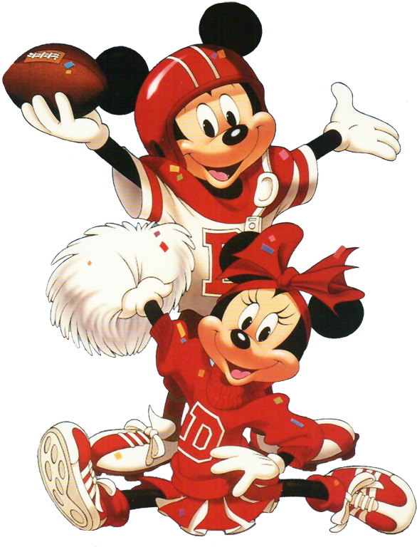 Mickey Mouse Minnie Mouse Football Clipart (600x775), Png Download