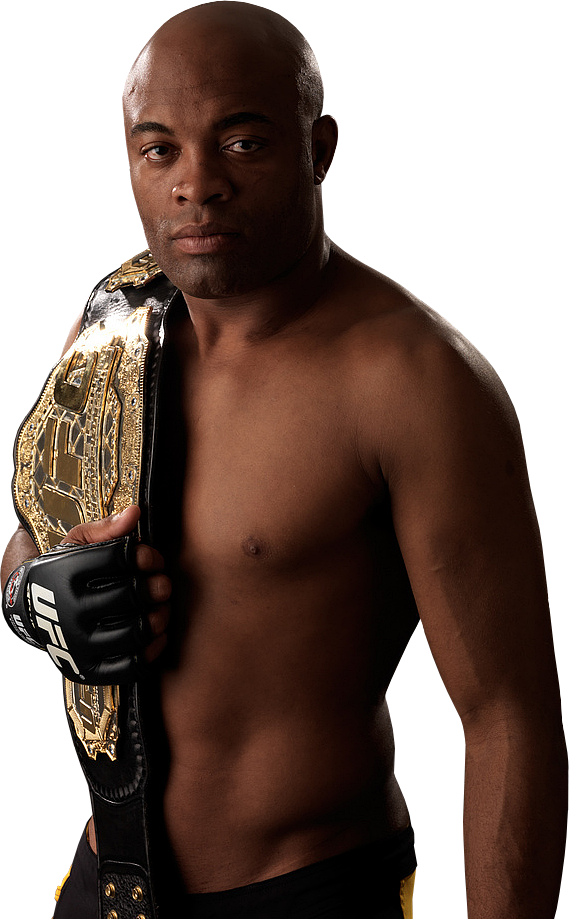 Andersonsilva - Best Ufc Fighter In World Clipart (569x919), Png Download