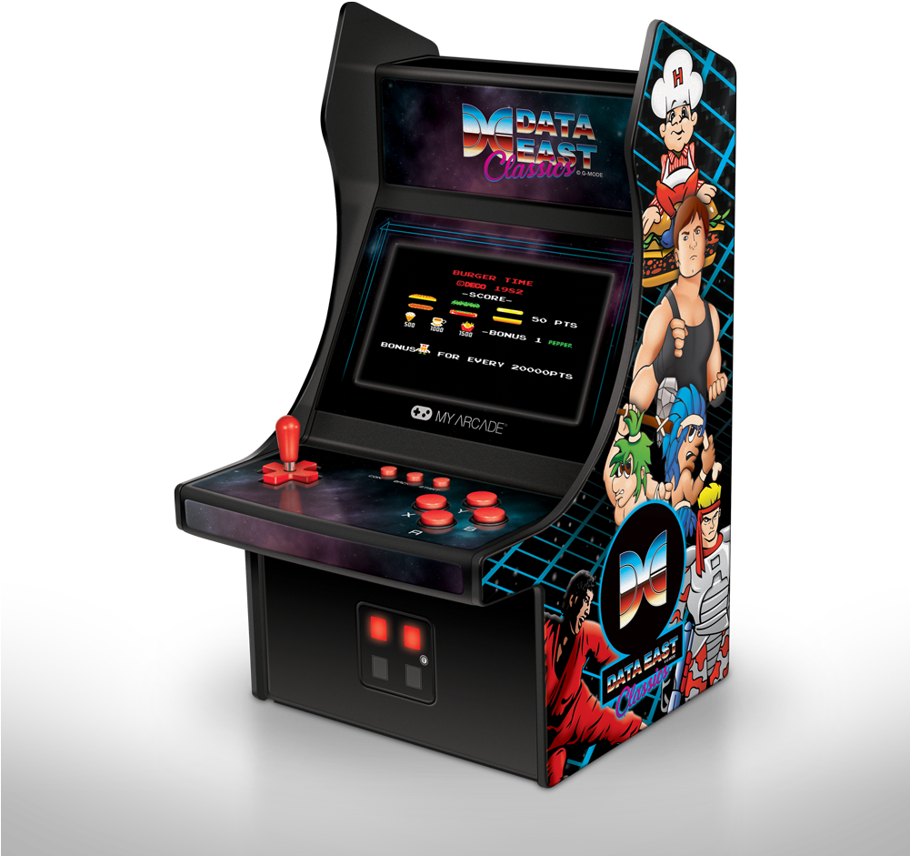 Mini Player Retro Arcade With Data East Games Front - Data East Mini Arcade Clipart (1000x1000), Png Download