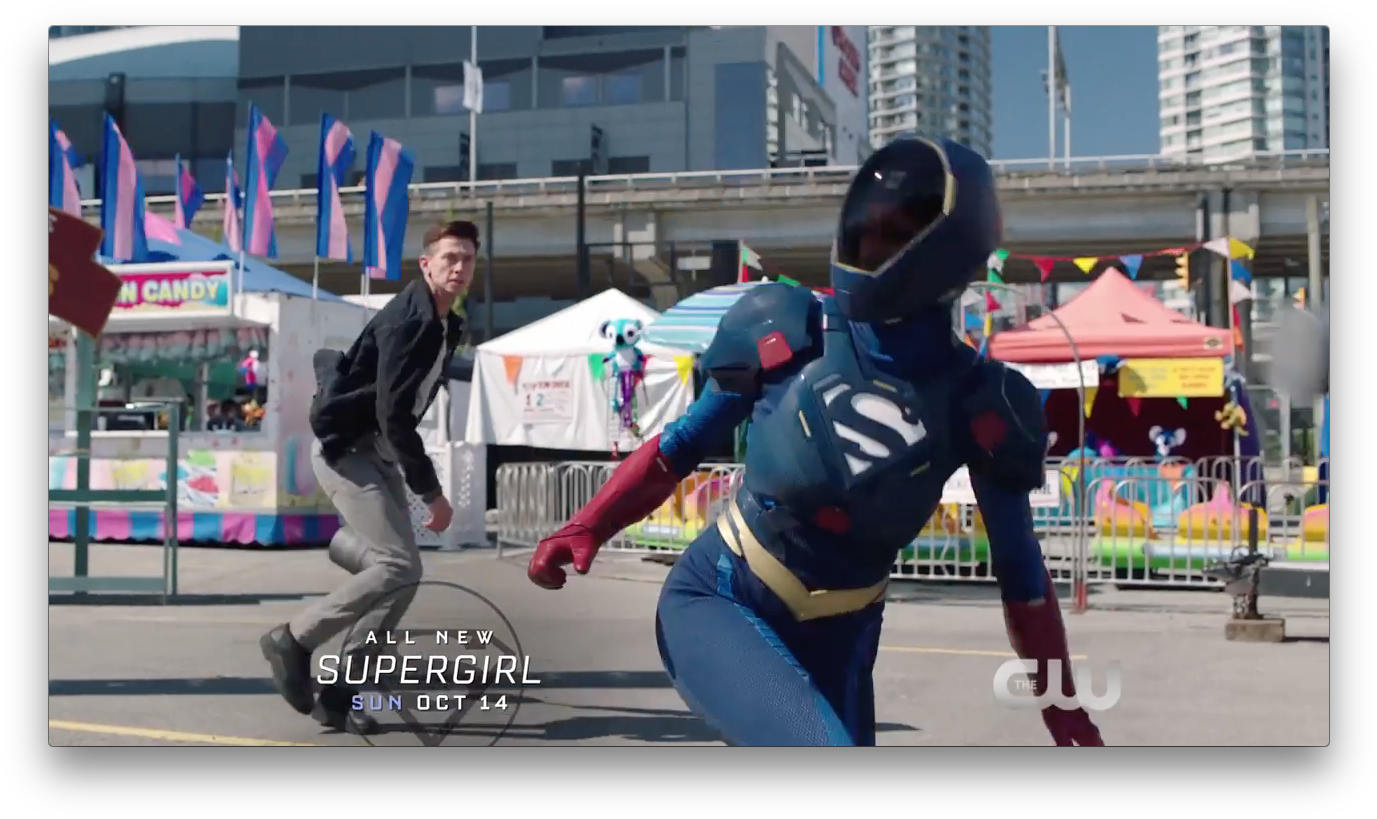 “supergirl” S04e04 “ahimsa” Promo Video - Supergirl Season 4 American Alien Clipart (1392x832), Png Download