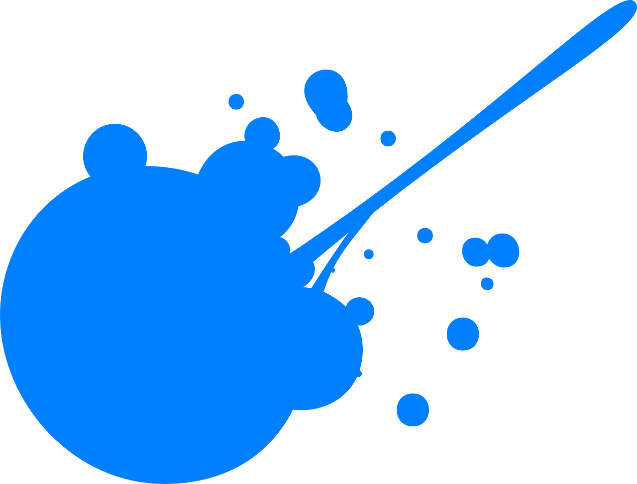 Splatter Clipart Spilled Paint - Blue Paint Splash Png Transparent Png (945x720), Png Download