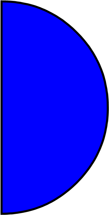 Circle Half 2d Shape Semi Circle Clipart Large Size Png Image