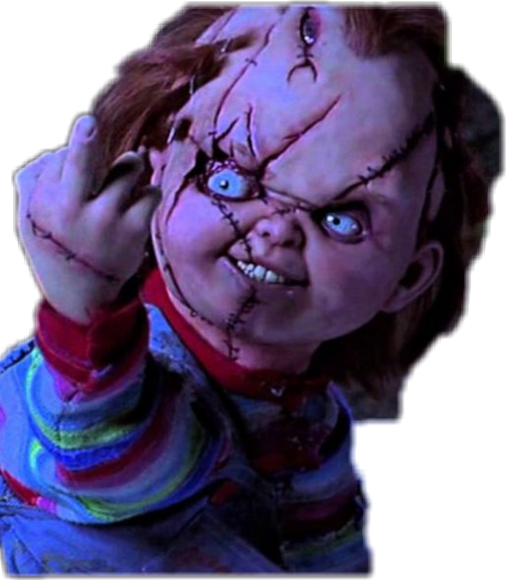 Chucky Doll Fuck You Scary Childsplay - Horror Chucky Clipart (1024x1172), Png Download