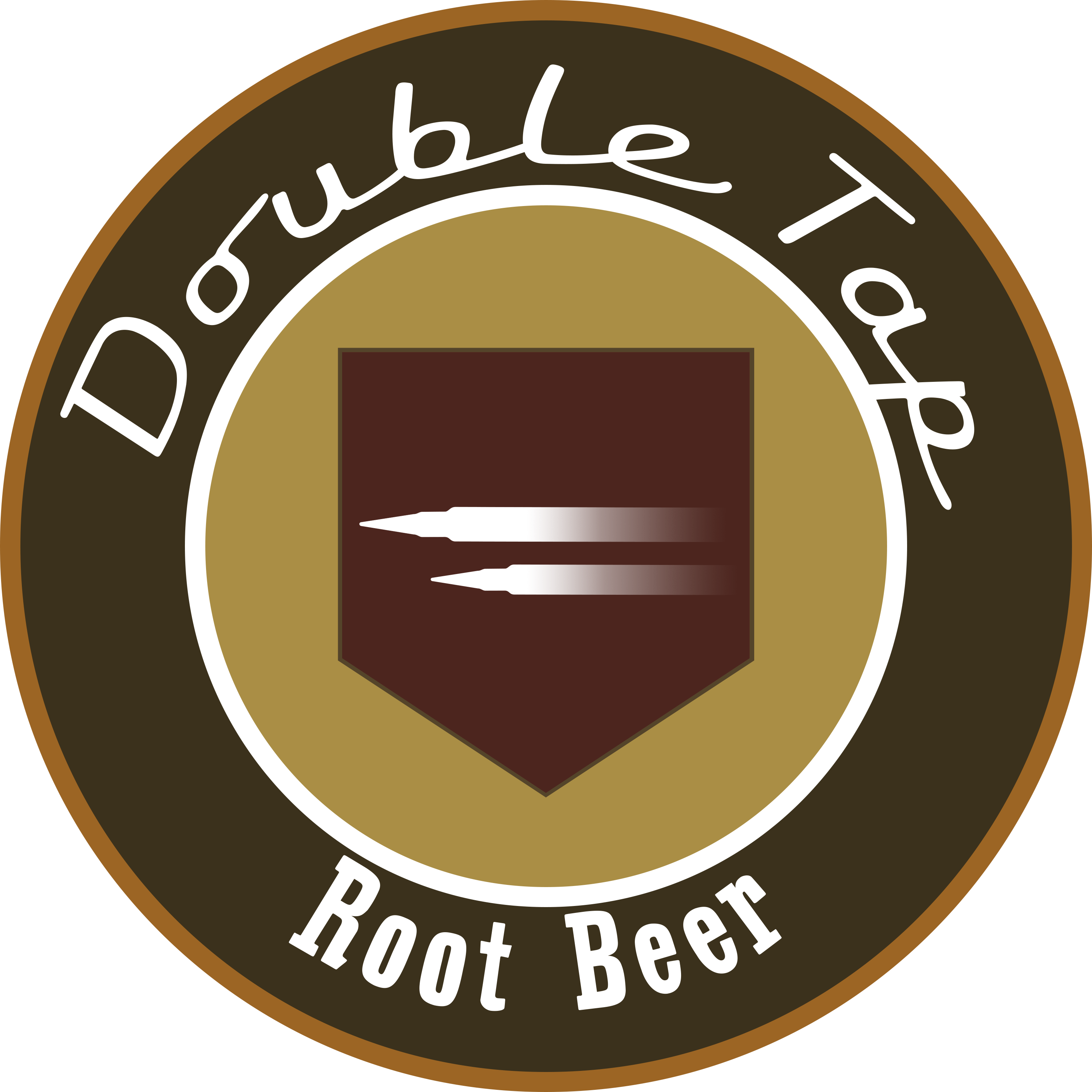 Logo Double Tap Zombie Clipart (3000x3000), Png Download