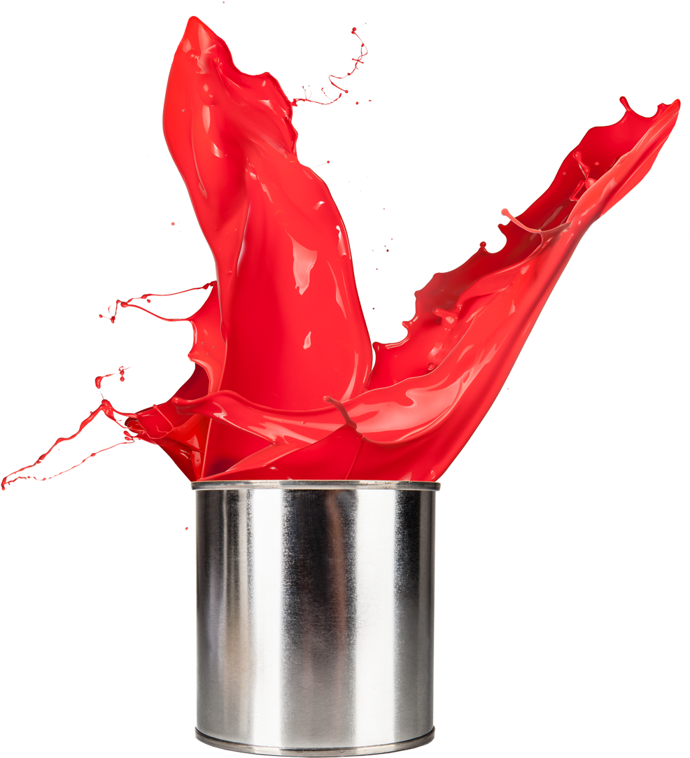 Paint Bucket Splash Png Clipart - Large Size Png Image - PikPng