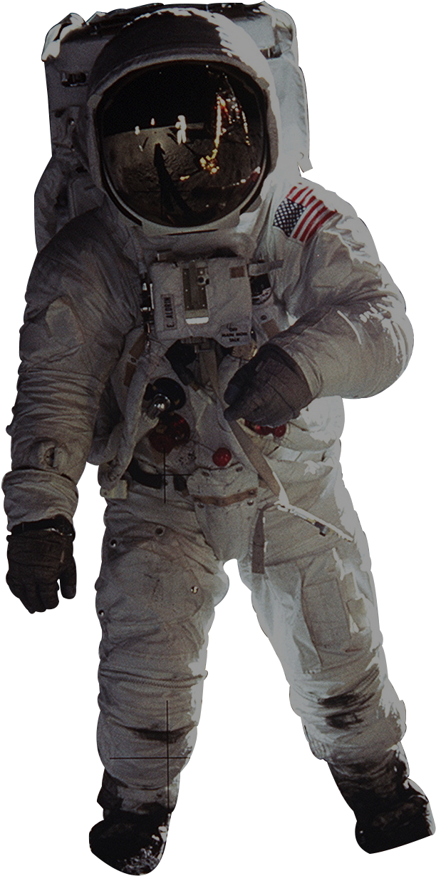 Man On Moon Transparent Clipart (714x1276), Png Download