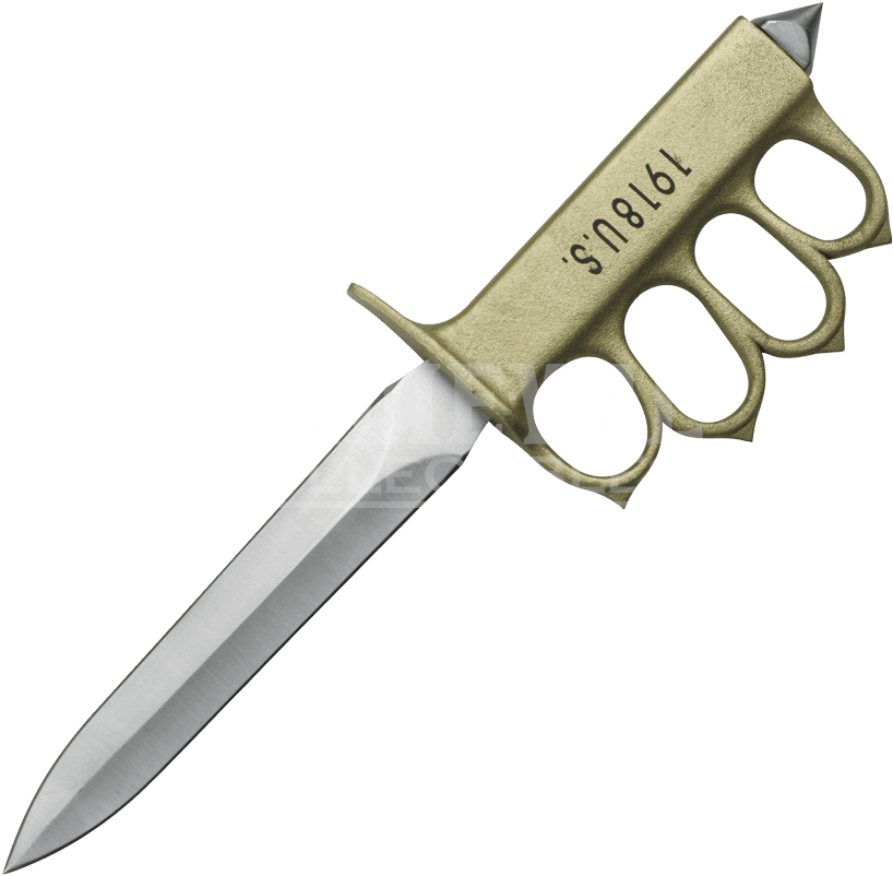 Knife With Brass Knuckles - Knife With Knuckle Guard Boardwalk Clipart (850x850), Png Download