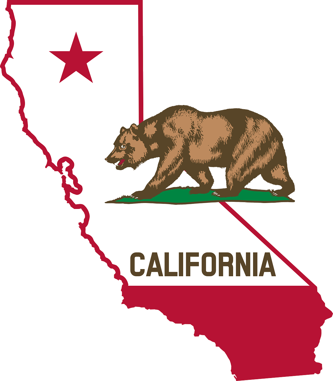 California Computer Forensics Investigations Huntington - California Map Clip Art - Png Download (560x640), Png Download