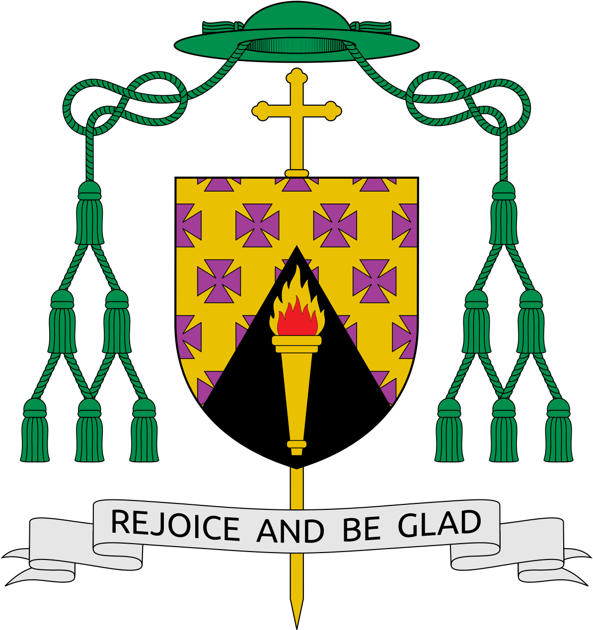 Bishop Oscar Jaime Florencio Coat Of Arms Clipart (1200x1279), Png Download