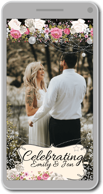 Create A Custom Filter With Swipestudio Header - Muslim Wedding Snapchat Filter Clipart (515x636), Png Download