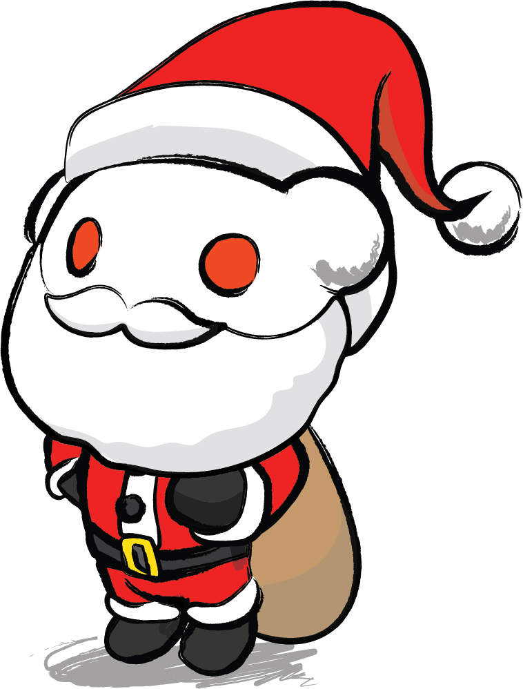 Reddit Clipart Logo - Reddit Secret Santa 2018 - Png Download (758x998), Png Download