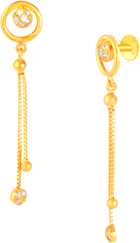 Pretty Danglers Gold Earring Gold Earrings Drop Earrings Earrings Clipart Large Size Png Image Pikpng
