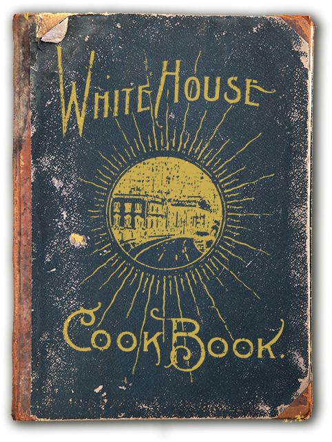 White House Cook Book - Label Clipart (497x657), Png Download