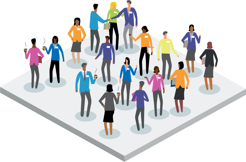 Next Time You Find Yourself At A Networking Event, - Networking People Png Clipart (1034x682), Png Download