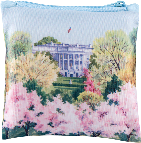 White House Historical Association Cherry Blossom Earrings Clipart (577x583), Png Download
