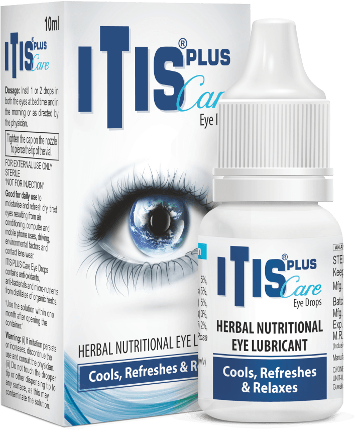 Itis Eye Care Plus Drop - Eye Drops For Red Eyes In India Clipart (891x926), Png Download