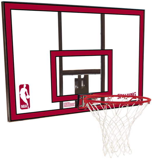 Spalding 44 Inch Wall Mount Basketball Hoop - Attach A Basketball Backboard Clipart (555x689), Png Download