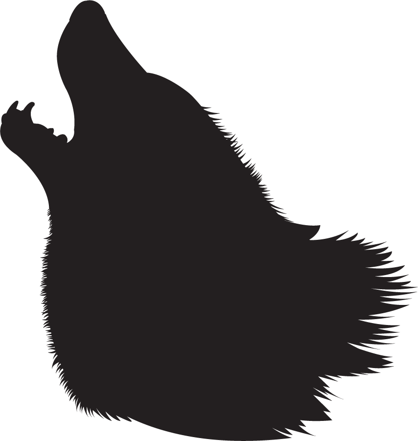 Dwayne Wanted To Visit The Legendary Brothels Of Malverin - Wolf Head Silhouette Vector Clipart (855x901), Png Download