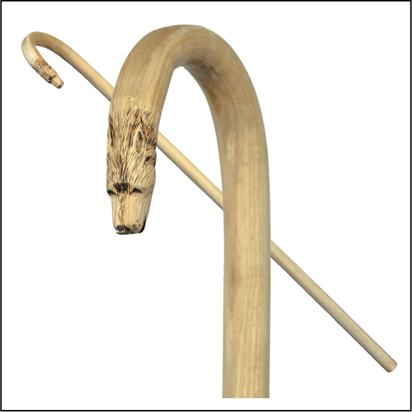 Wolf Head Horn On Hickory With Heartwood Stock - Plywood Clipart (600x600), Png Download