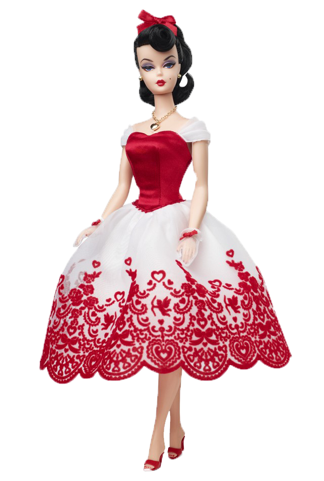 Barbie Cupid Kisses Clipart (640x950), Png Download