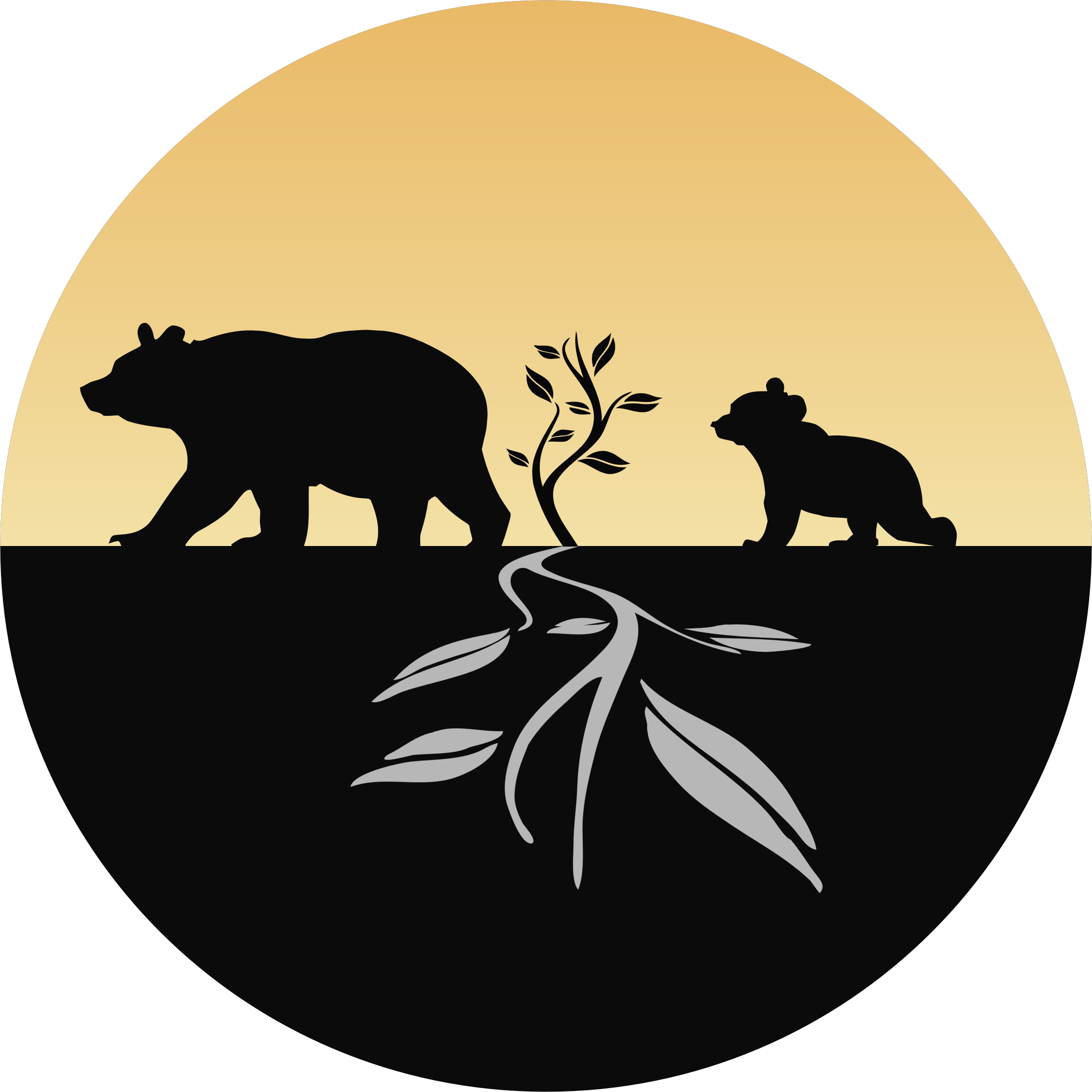 Bear And Cub Logo Clip - Bear And Cub Logo - Png Download (2282x2282), Png Download