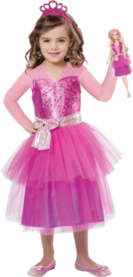 Barbie Doll Fancy Dress Clipart (600x951), Png Download