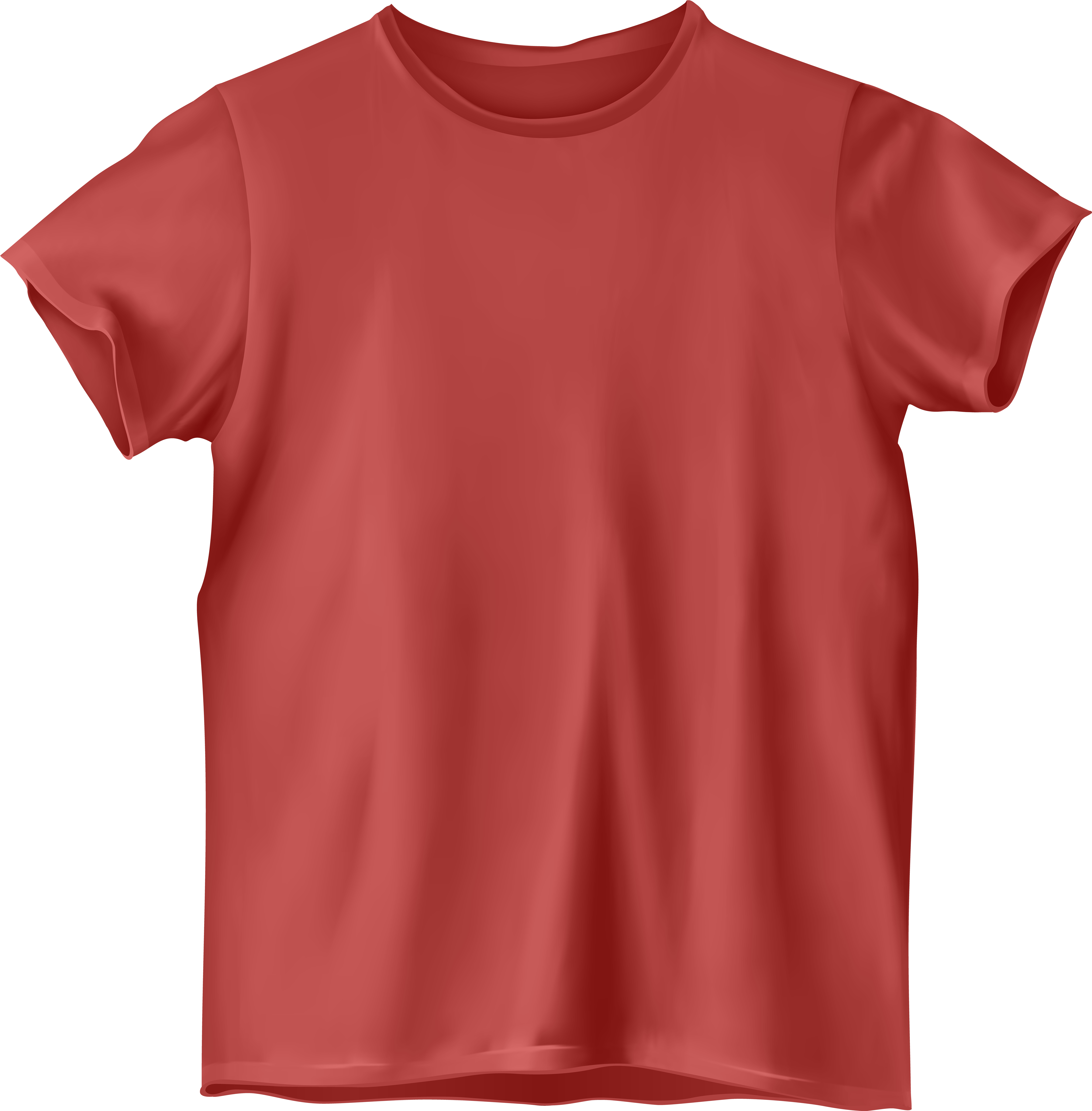 Red T Shirt Png Clip Art - Shirt Transparent Png (5902x6000), Png Download