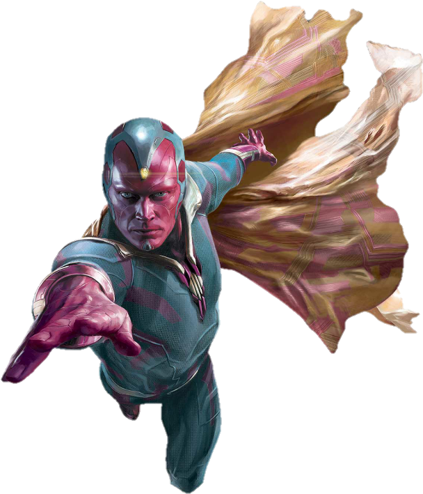 Marvel Vision Png Transparent Images - Marvel Vision Clipart (638x851), Png Download