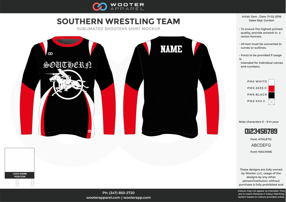 Southern Wrestling Shooting Shirt - Long-sleeved T-shirt Clipart (1000x706), Png Download