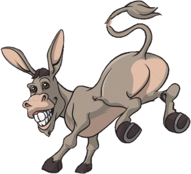 951 X 770 13 - Clip Art Donkey Kicking - Png Download (951x770), Png Download