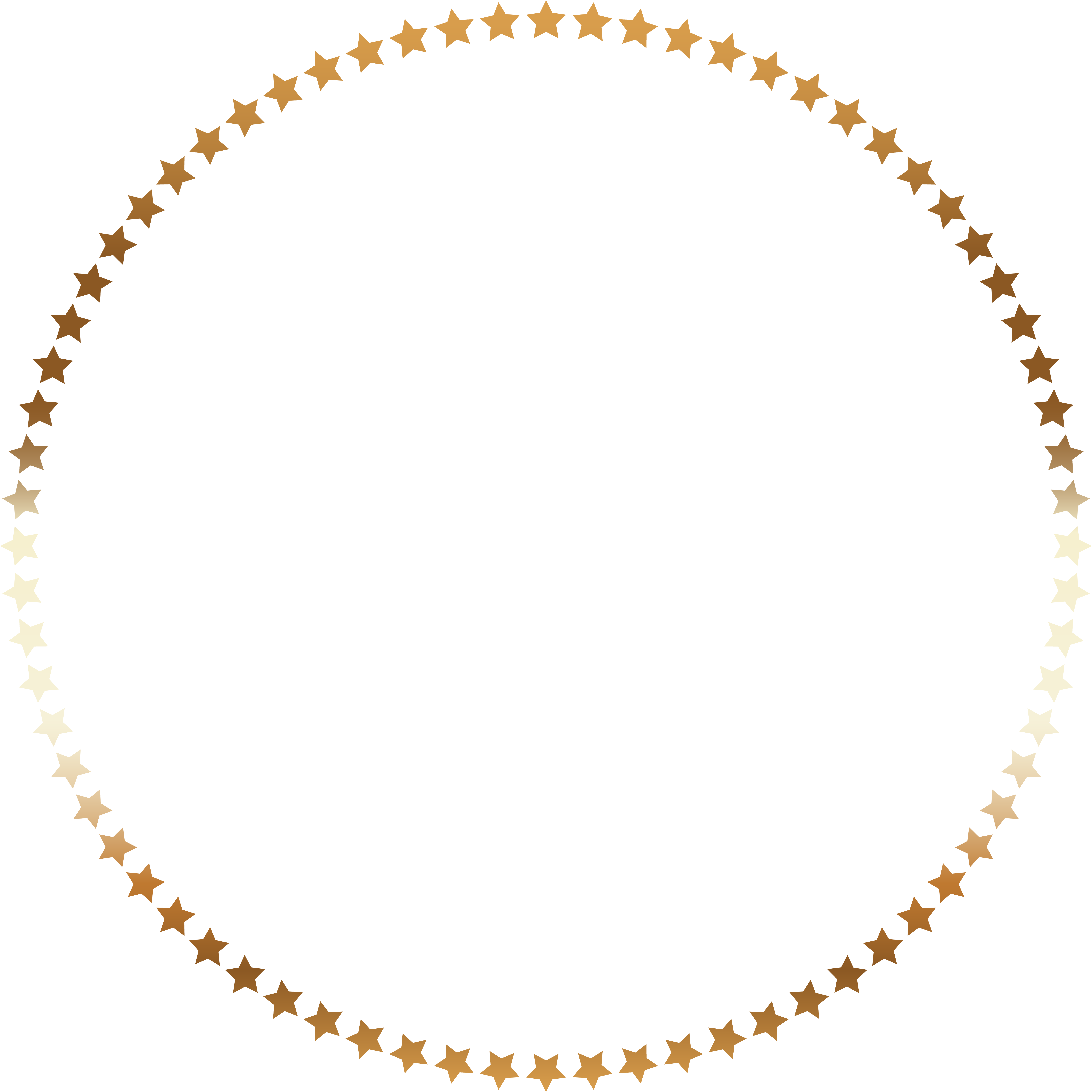 Stars Png Round Border Frame Clipart (8000x8000), Png Download