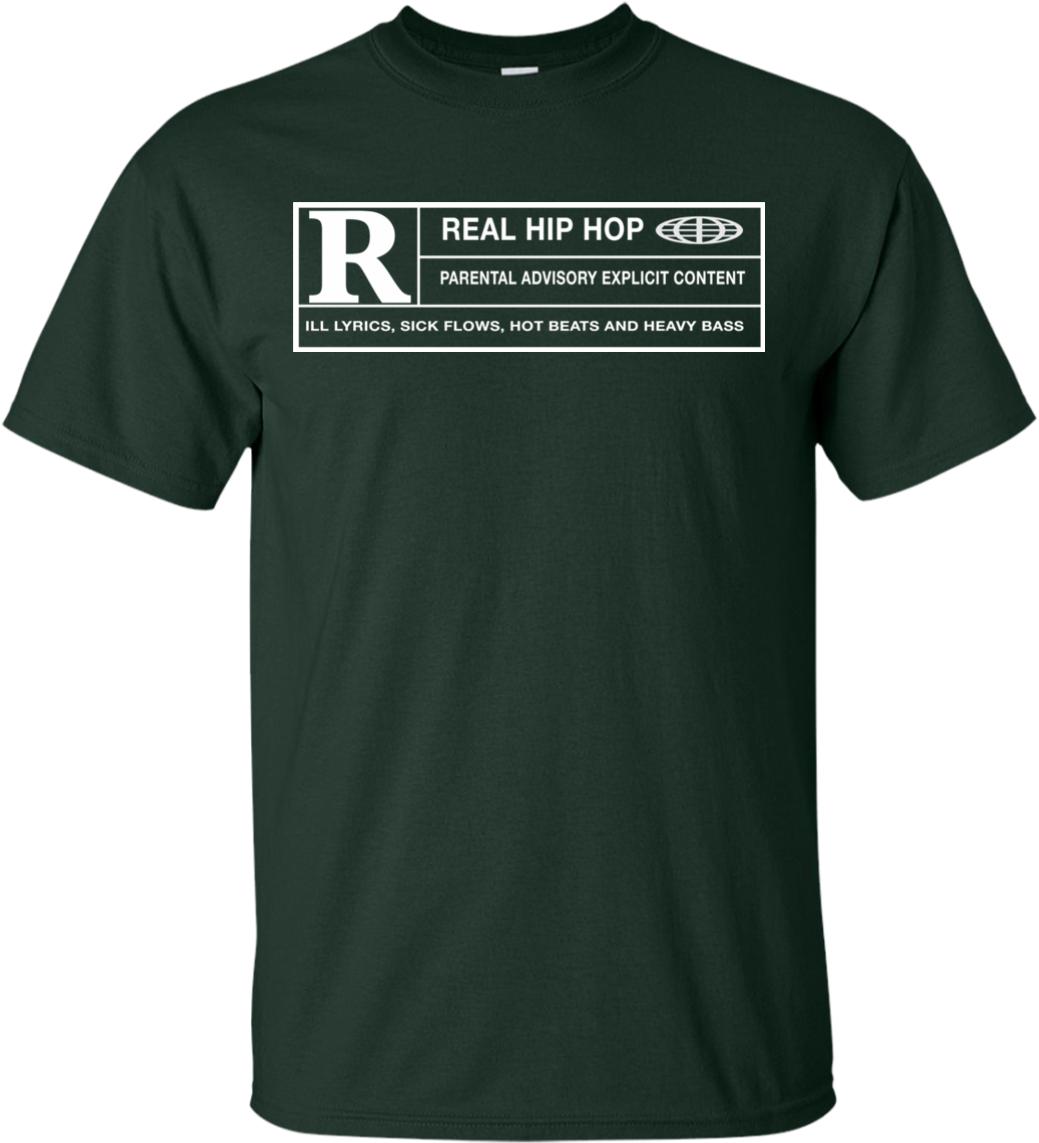 Real Hip Hop T-shirt - Shirt Clipart (1155x1155), Png Download