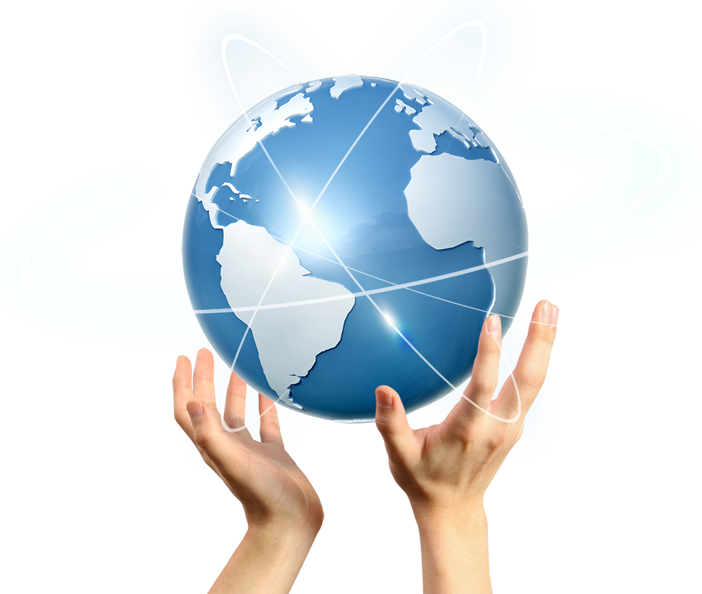 Cfw - Globe In Hands Png Clipart (1000x846), Png Download