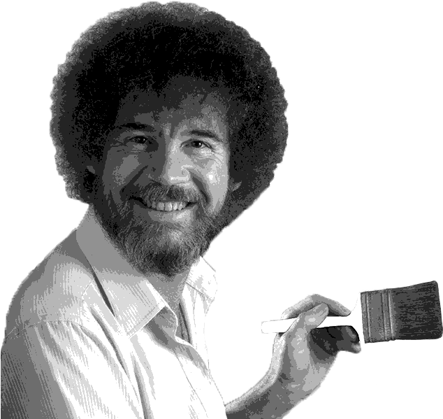 Bob Ross Clipart (649x627), Png Download