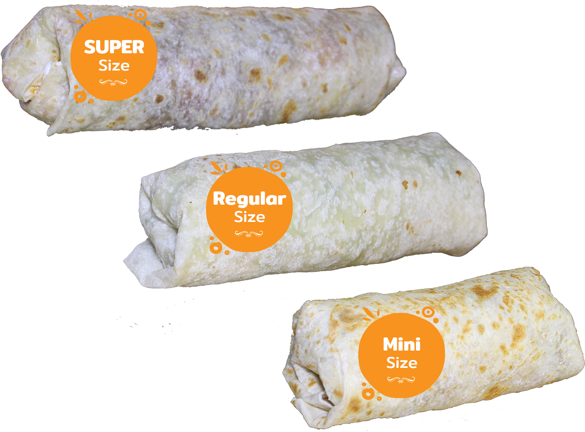 All Of Our Burritos Comes Packed With Meat And You - Sandwich Wrap Clipart (1200x875), Png Download