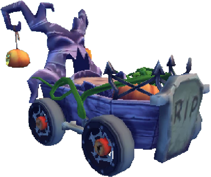 Image Of Spooky Kart - Angry Birds Go Speedway Karts Clipart (720x605), Png Download